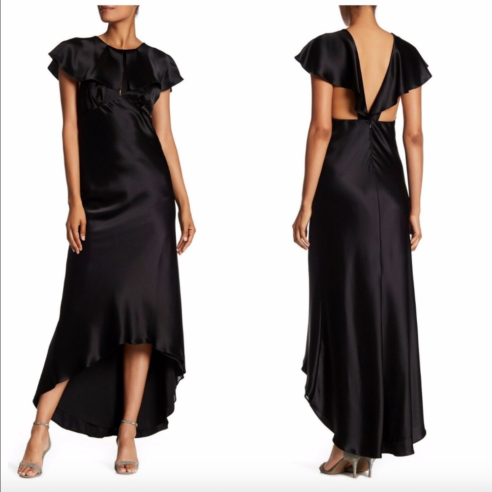 NEW $418 ABS by Allen Schwartz Vintage‎ Dress Black